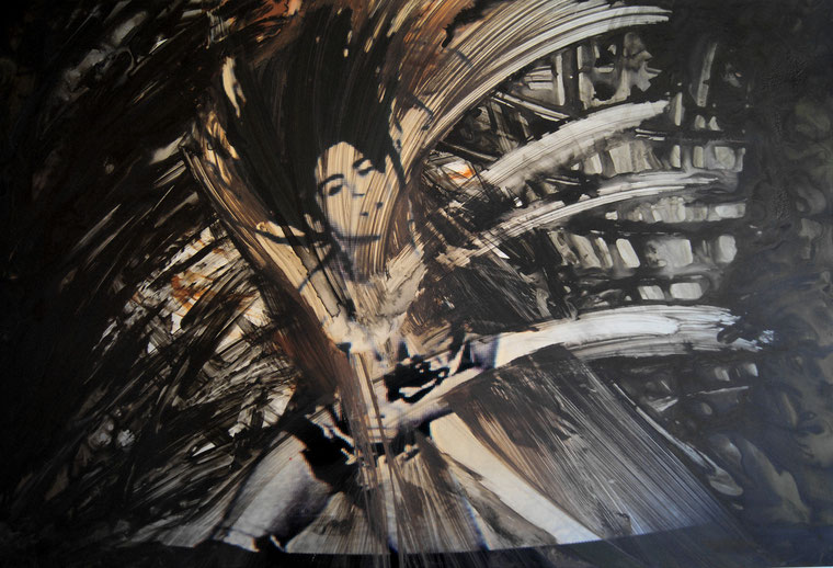 "Disintegrando La Materia" 1998 50x75 cm