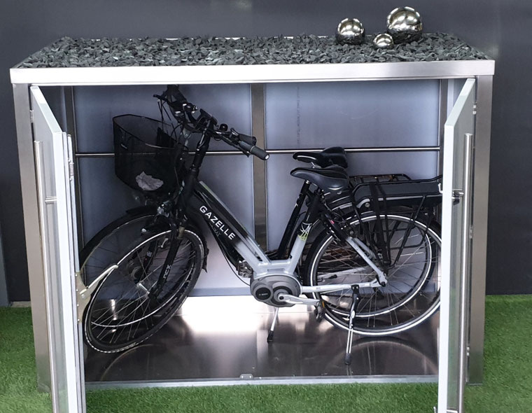 Fahrradgarage und Fahrradbox
