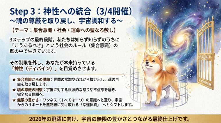 「聖なる赦し」ステップ3　遠隔グループヒーリング・セイクリッドアクティベーション