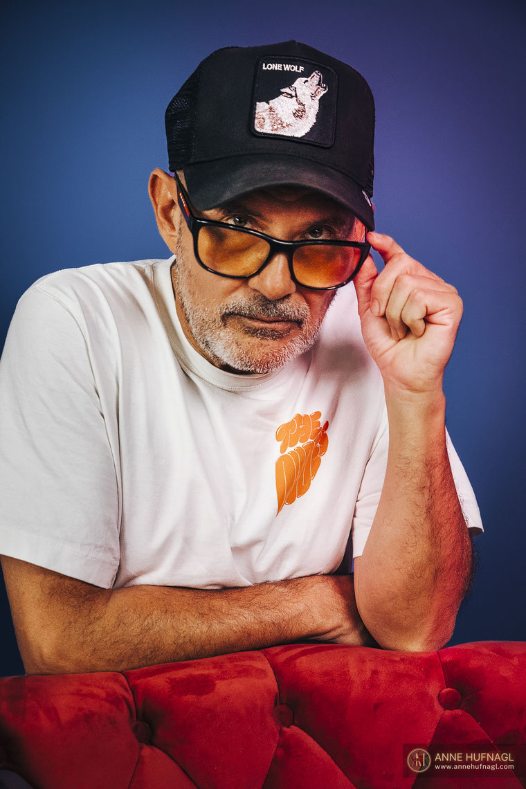 Portrait von DJ, Autor und Labelchef Westbam | Fotografin: Anne Hufnagl, Berlin