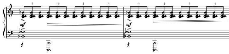 partition musique accompagnement croches