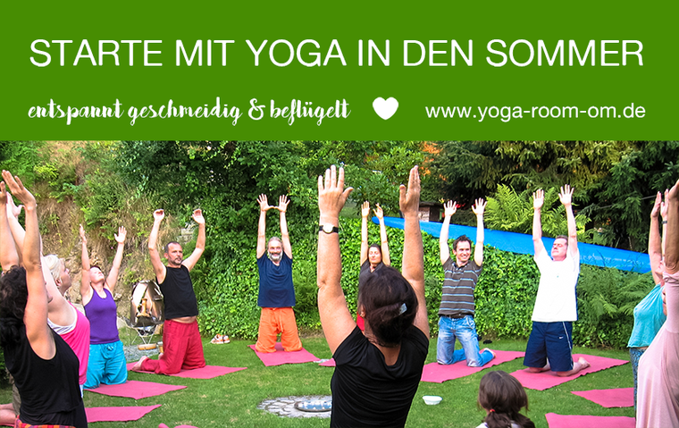 Starte mit Yoga in den Sommer - Hatha Yoga Kurse im Yoga Room Chemnitz