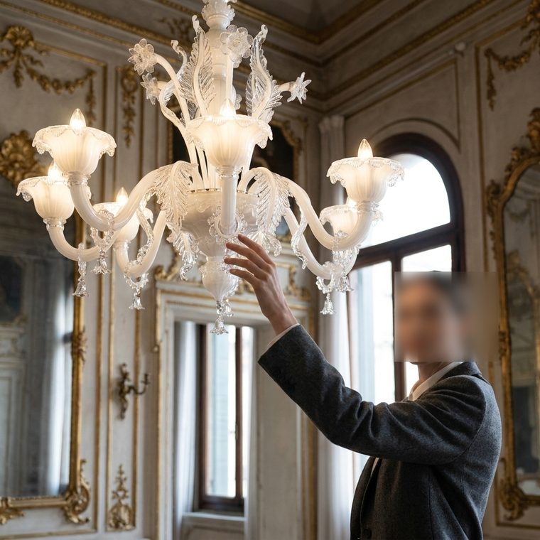 anteprima-miss-veneziana-neve-murano-lampadario-ambientato