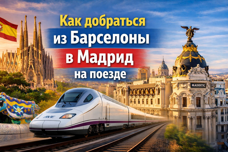 Как добраться из Барселоны в Мадрид на поезде - подробный гид