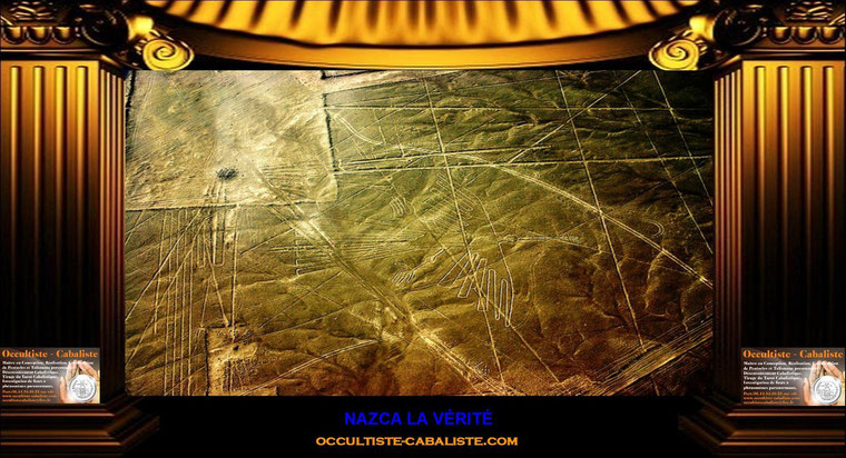NAZCA LA VÉRITÉ Découverts en 1926, les géoglyphes de Nazca, au Pérou, représentent d'immenses figures tracées au sol, qui s'étendent parfois sur plusieurs kilomètres. Leur origine remonte entre 200 e