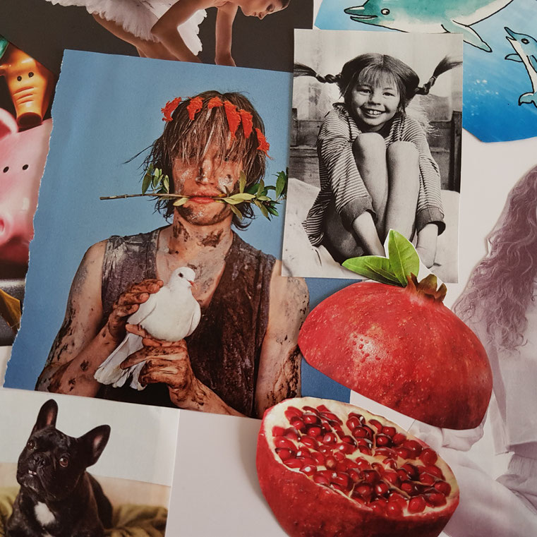 Collage aus Zeitschriften