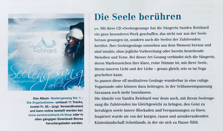 Quelle YOGA - Das Magazin September Ausgabe 2019