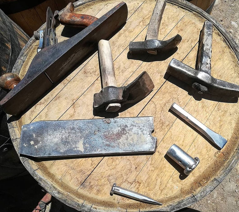 Some tools that Don Miguel retains, several of them are no longer used.