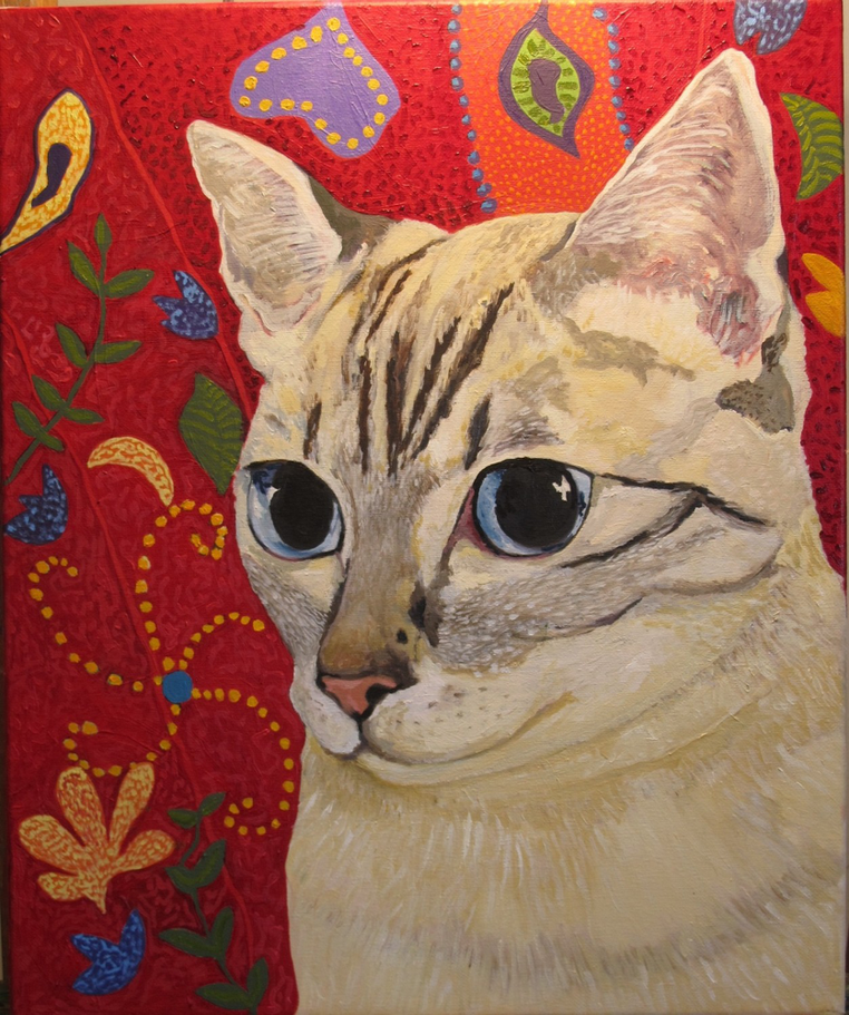 Mirza.Huile sur toile.