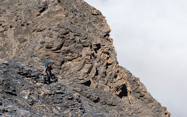 Op de bergkam van de Rochers du Bouc © Marco Volken
