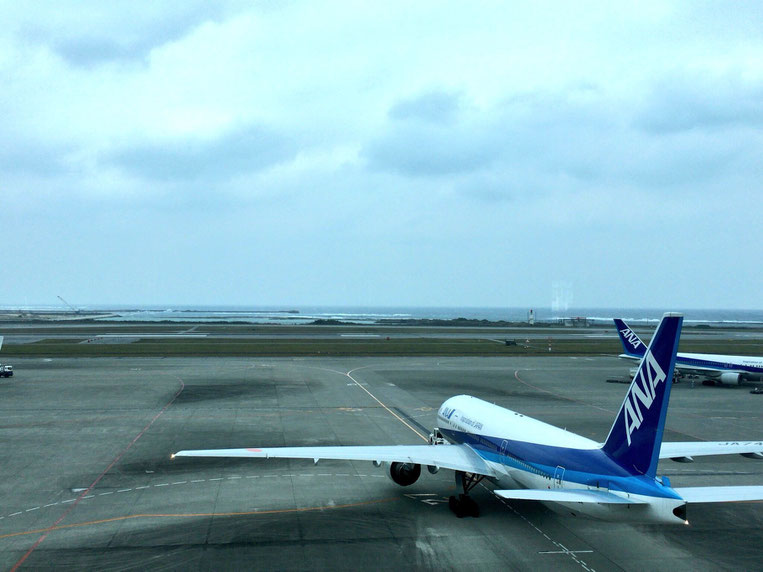 那覇空港からの景色