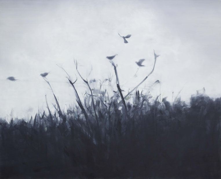 Birds 1 170x210cm 2017 oil on canvas