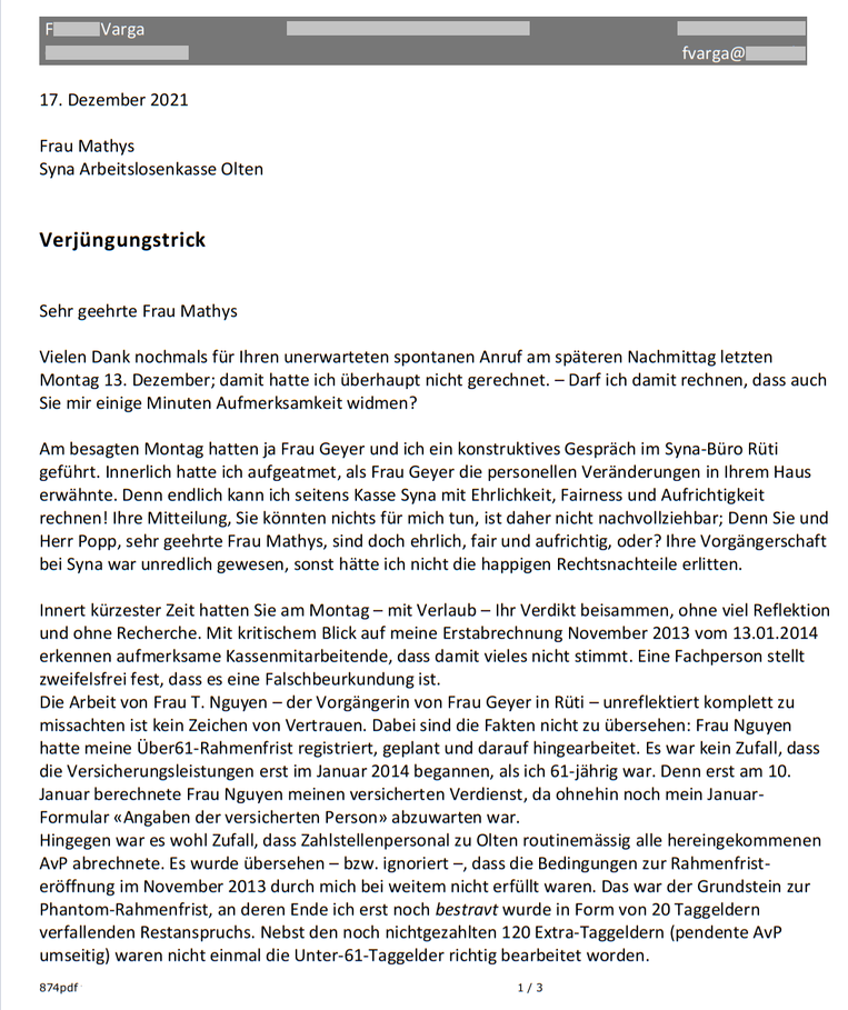 Syna-Kassenpfusch          gestravt           offenes Netzbuch           Netzbuchbrief          Netzbuchmail         