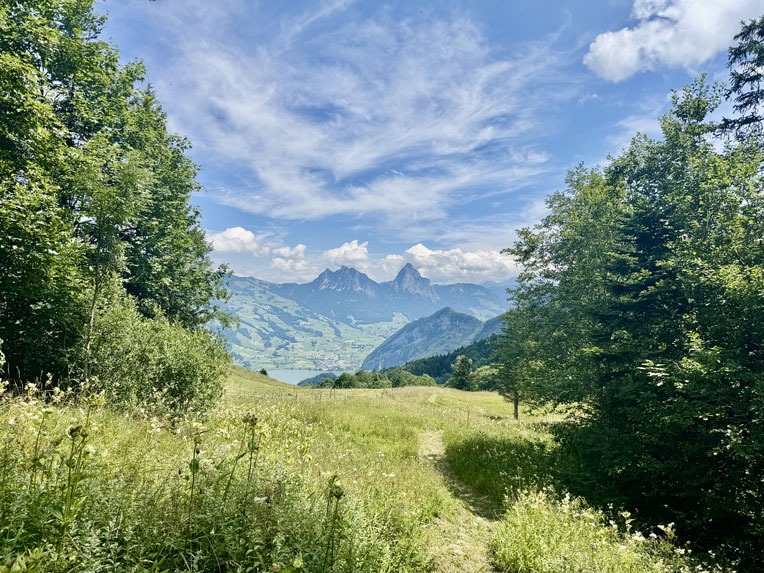 Gätterli SZ mit Blick auf Mythen 