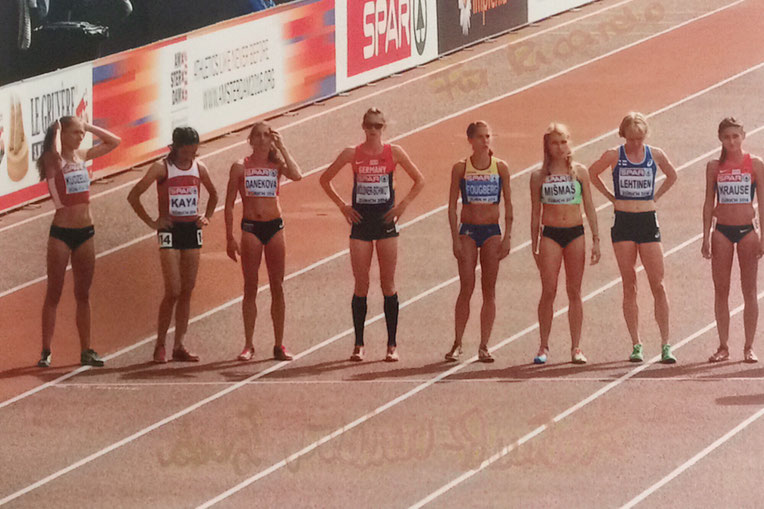 31.08.2017  5 Autographs from Antje Möldner-Schmidt European 3000m Steeple Champion 2014  