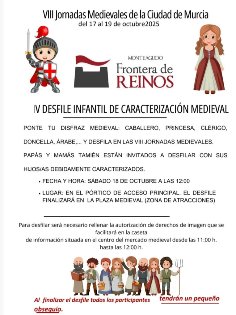 Programa Monteagudo, frontera de reinos Mercado Medieval en Murcia