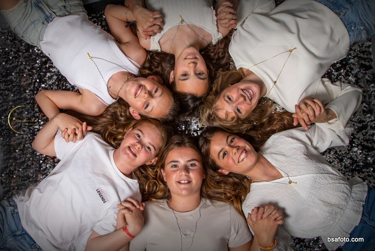 Het leukste kinderfeestje fotoshoot in Breda en Oosterhout met vriendinnen, professionele fotografie en studio-ervaring
