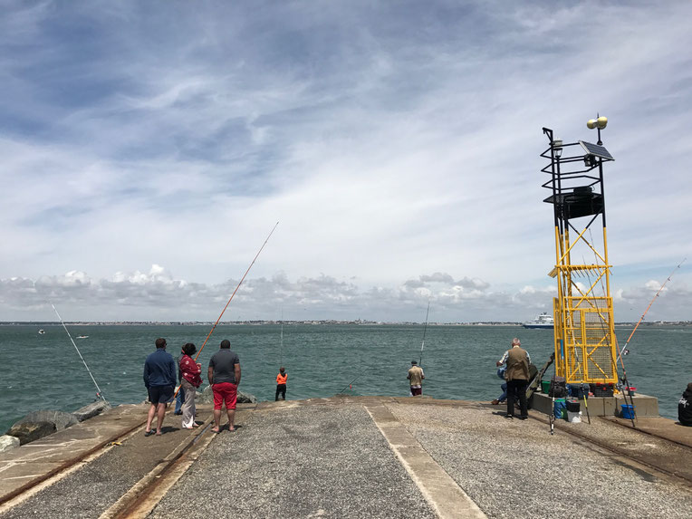 Fishing at Pointe de Grave
