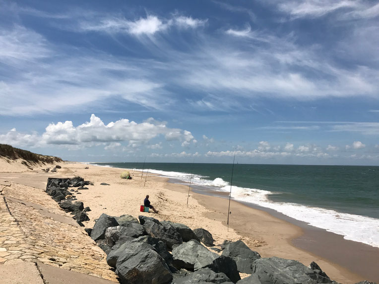 Fishing at Pointe de Grave