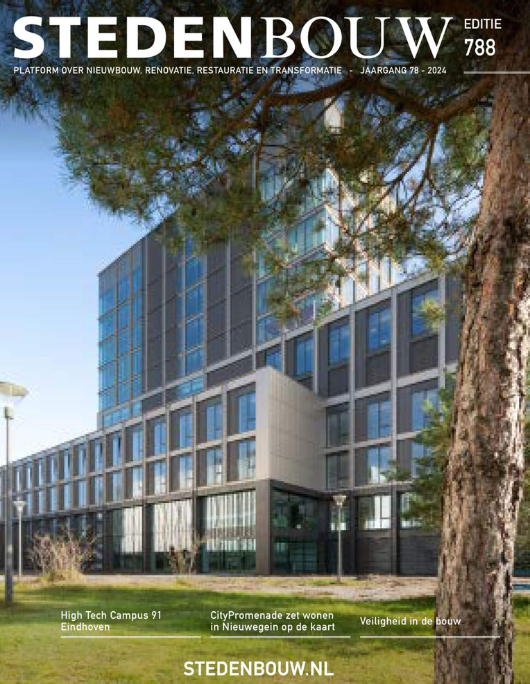 Exterieur, drone-opname van de bouw van het grootschalige nieuwbouwproject SPOT in Amsterdam. Ontworpen door verschillende Architecten waaronder Moederscheim Moonen, Klunder, Door, Kaan, ZZDP en Mei. Gebouwd door Pleijsierbouw en ontwikkeld door COD