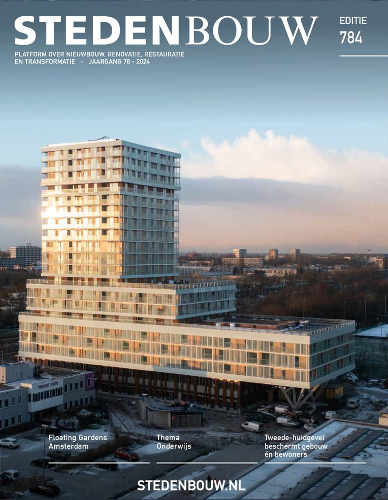 Exterieur, drone-opname van de bouw van het grootschalige nieuwbouwproject SPOT in Amsterdam. Ontworpen door verschillende Architecten waaronder Moederscheim Moonen, Klunder, Door, Kaan, ZZDP en Mei. Gebouwd door Pleijsierbouw en ontwikkeld door COD