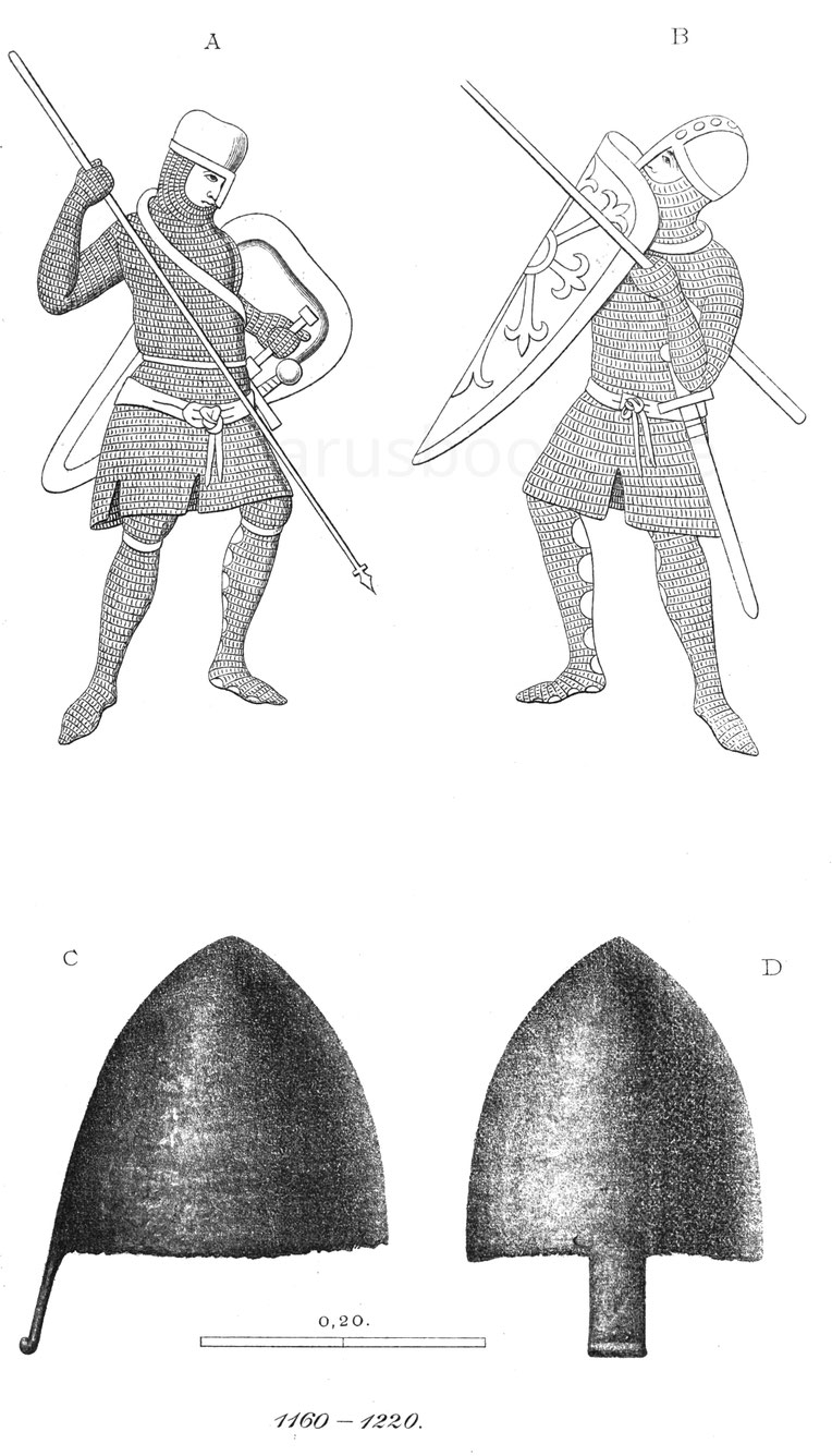 Kriegertracht aus dem 12. Jahrhundert.