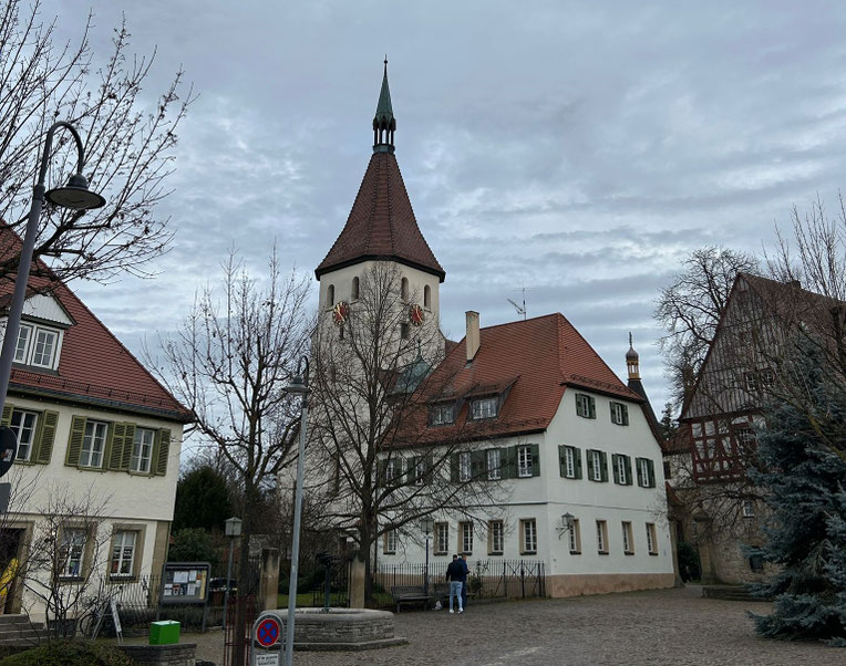 Bild: Blick auf die Laurentiuskirche Hemmingen, Dezember 2025, Foto: Ewa Paliocha