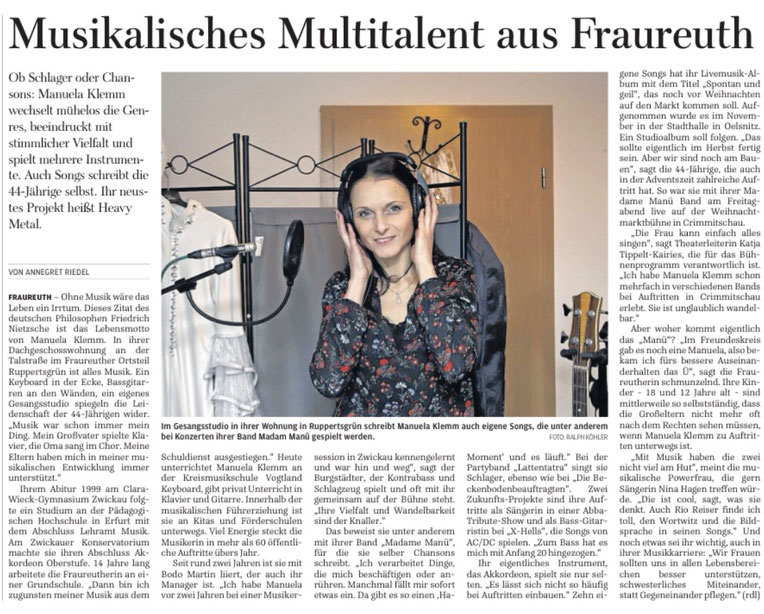 Freie Presse 08.12.2025