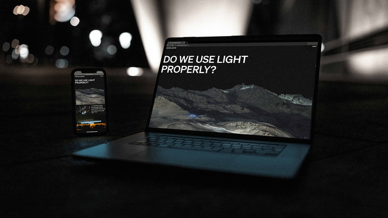 Webseite mit Diplomarbeit über künstliche Beleuchtung | Website about Artificial Lighting