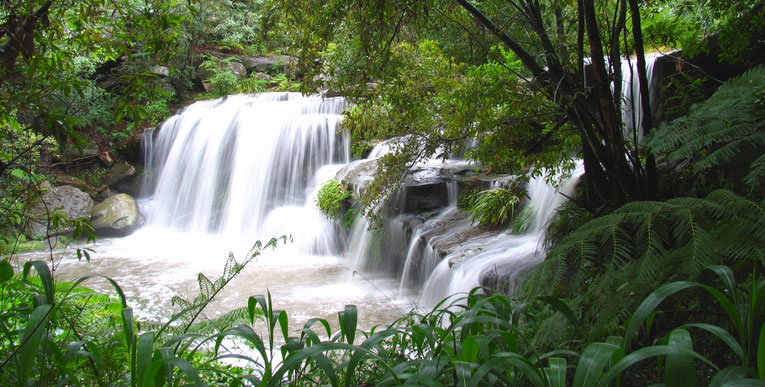 Hunt's Creek Falls, Sydney Australia. Copyright by Graham Howard (c) 2014