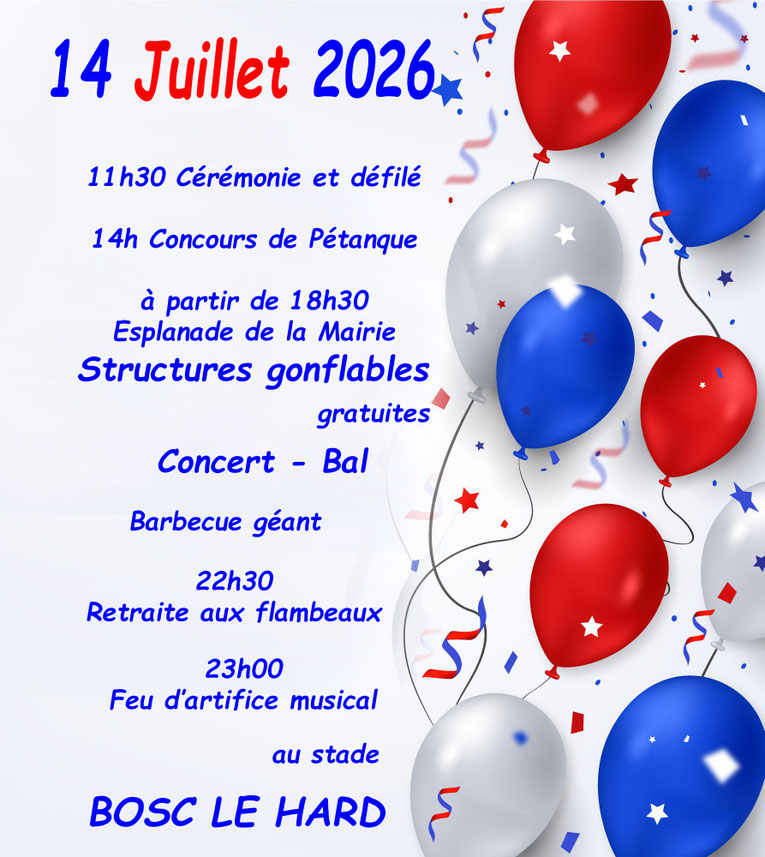 AFFICHE 14 JUILLET