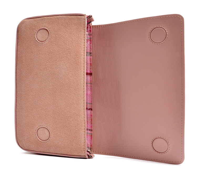 bezaubernde Dirndltasche in rose . echte Handarbeit . OSTWALD Traditional Craft