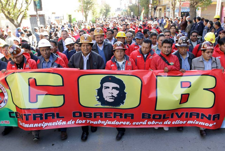 Primo maggio 2018, Oruru (Bolivia)