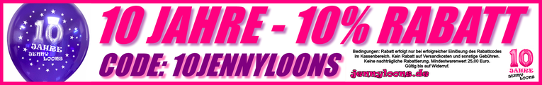 10 JAHRE JENNY LOONS 10% Rabatt Code 10JENNYLOONS