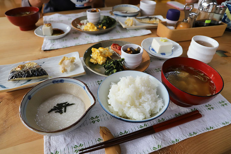 ファームハウス・コムニタ　朝ごはん