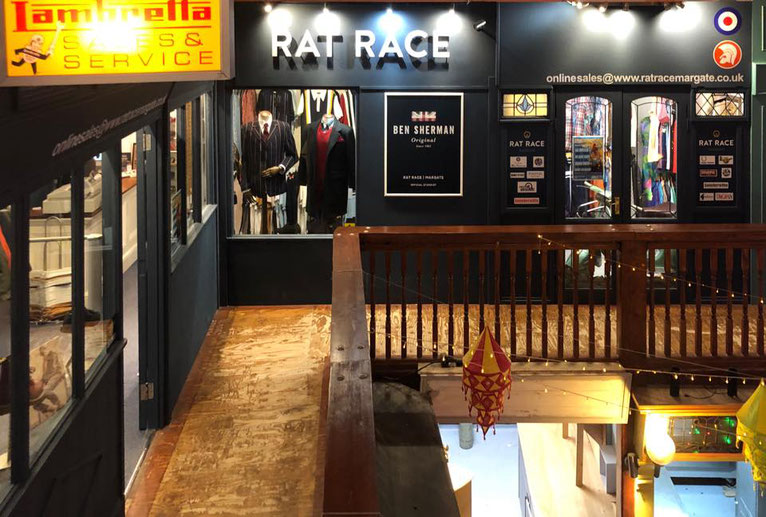 Rat Race Margate, set up nicely in the Old Kent Market on the seafront. Image courtesy of Rat Race Margate