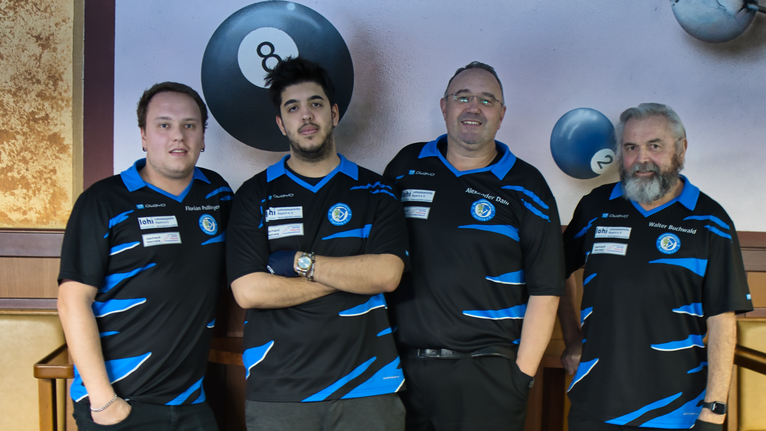 Florian Pollinger, Jon de Castro, Alexander Dalli, Walter Buchwald (nicht auf dem Foto: Stefan Halbinger, Florian Buchwald)