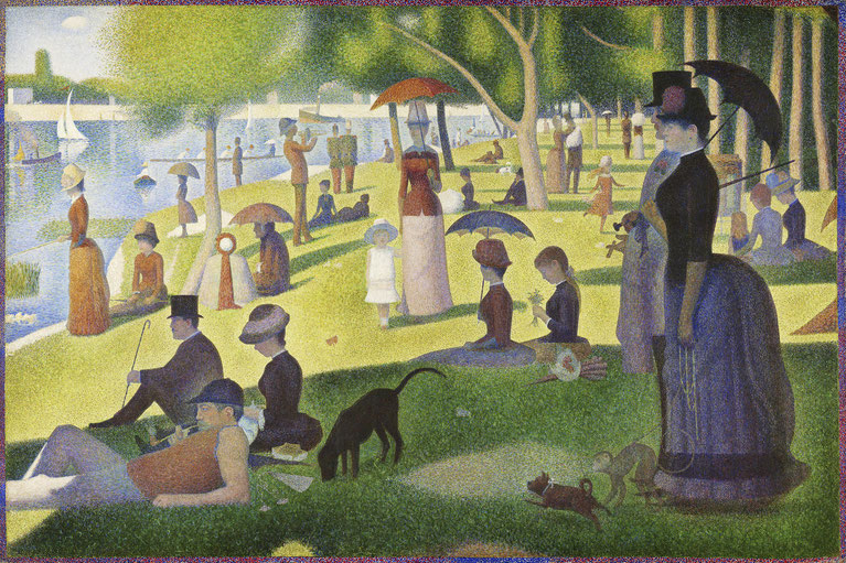 A Sunday on La Grande Jatte. Georges Seurat. Lähde: Rawpixel