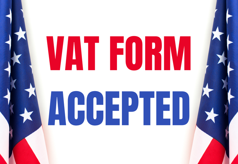VAT Form Accepted