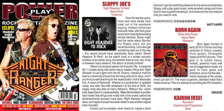 Sloppy Joe's Review - Powerplay Rock & Metal Magazine 2017
