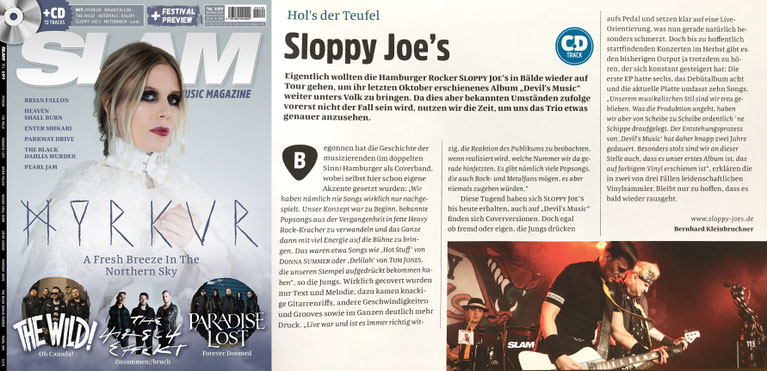Sloppy Joe's Interview - SLAM ALternative Music Magazine 2020