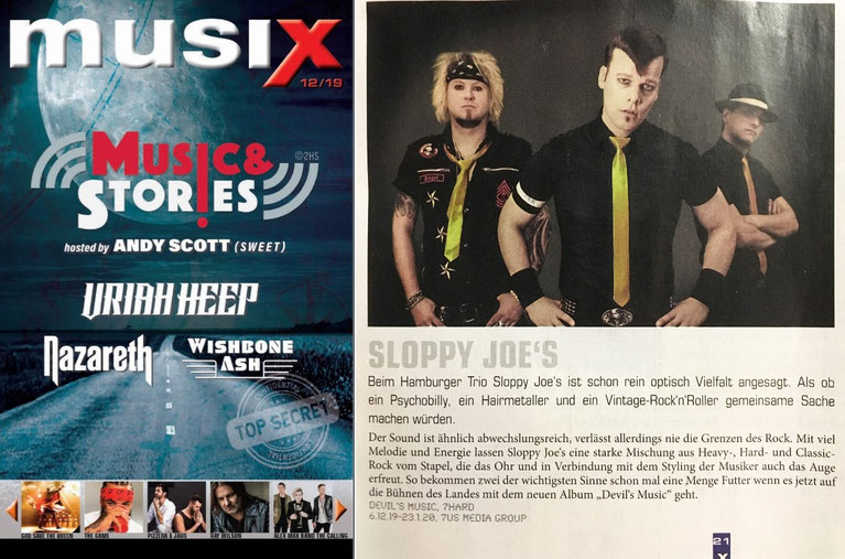 Sloppy Joe's Bandportrait - Musix 2019