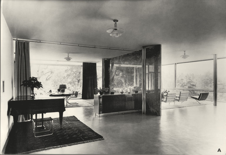 Brno, Tugendhat House, main living room. Photo: Rudolf de Sandalo 1931