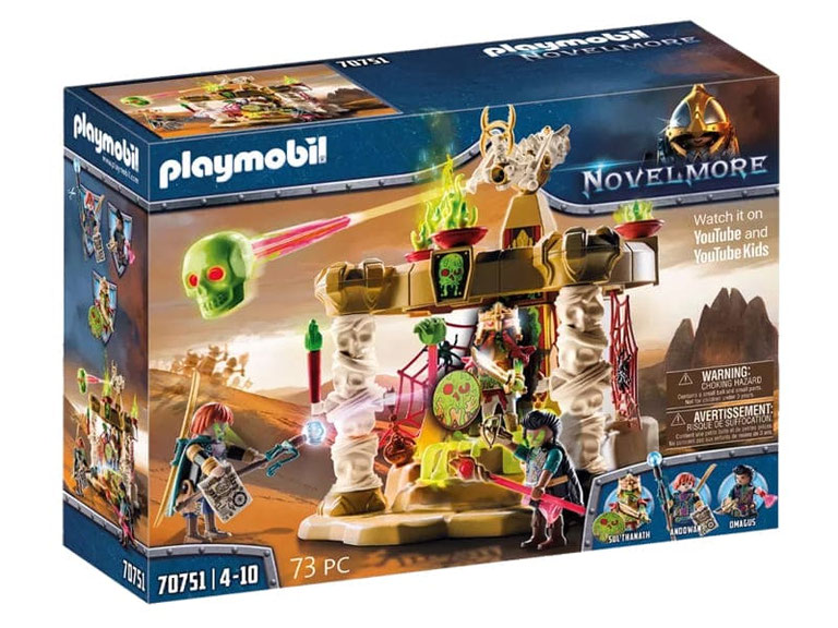Bei der Bestellung im Onlineshop der-Wegweiser erhalten Sie das Playmobil Paket 70751 "Tempel der Skelettarmee".