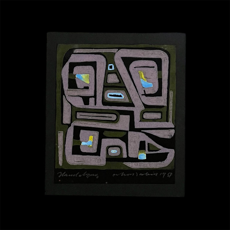 Heinz Peter Läuchli, Ausstellung, Abstraktion im Miniaturformat