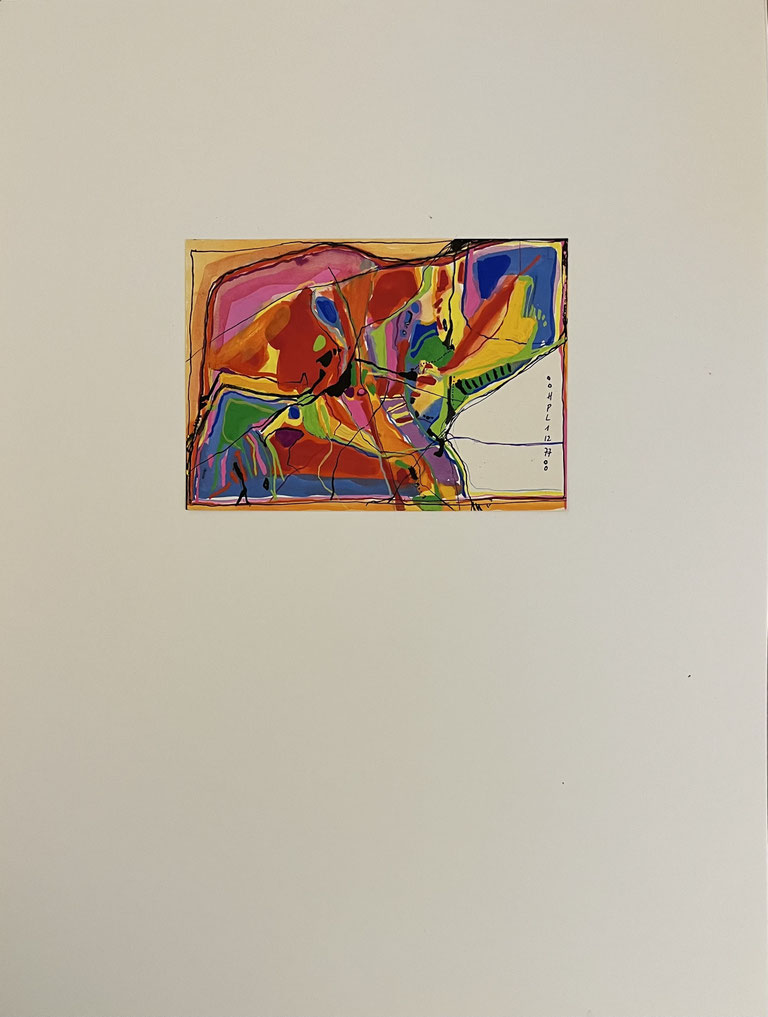Heinz Peter Läuchli, Ausstellung, Abstraktion im Miniaturformat