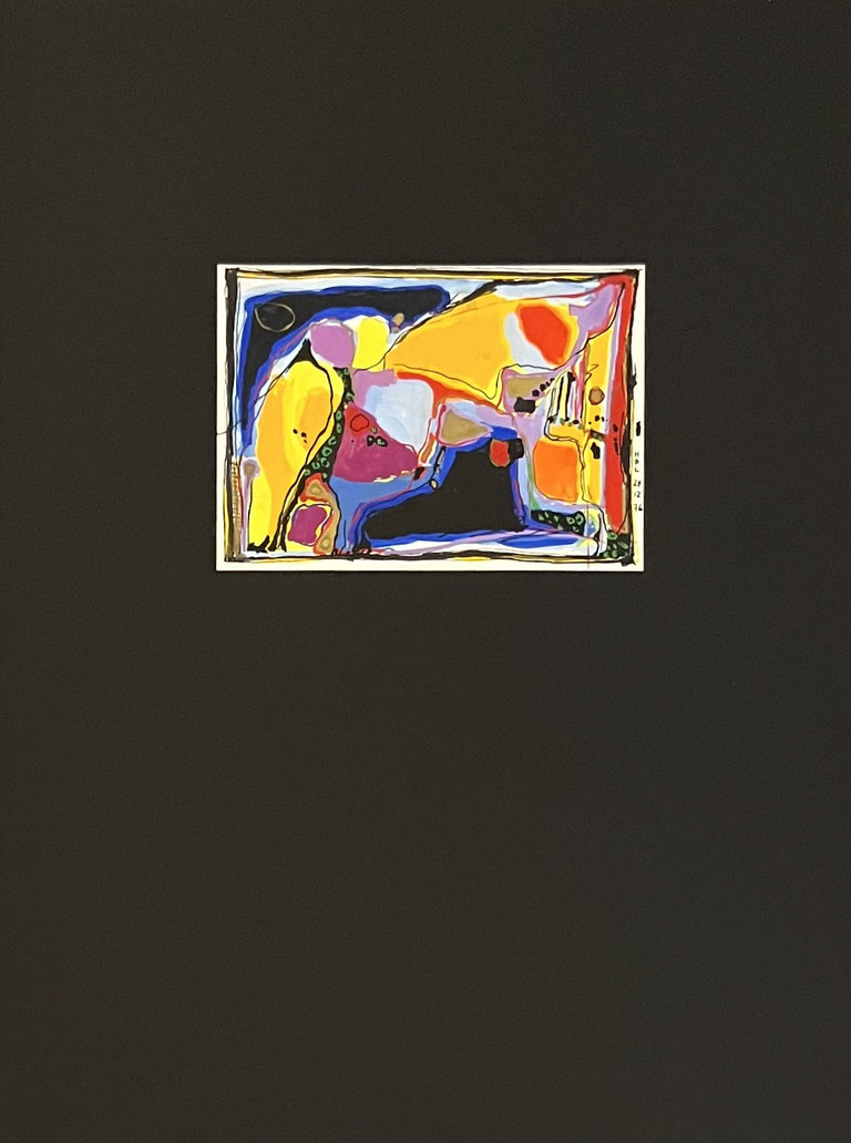 Heinz Peter Läuchli, Ausstellung, Abstraktion im Miniaturformat