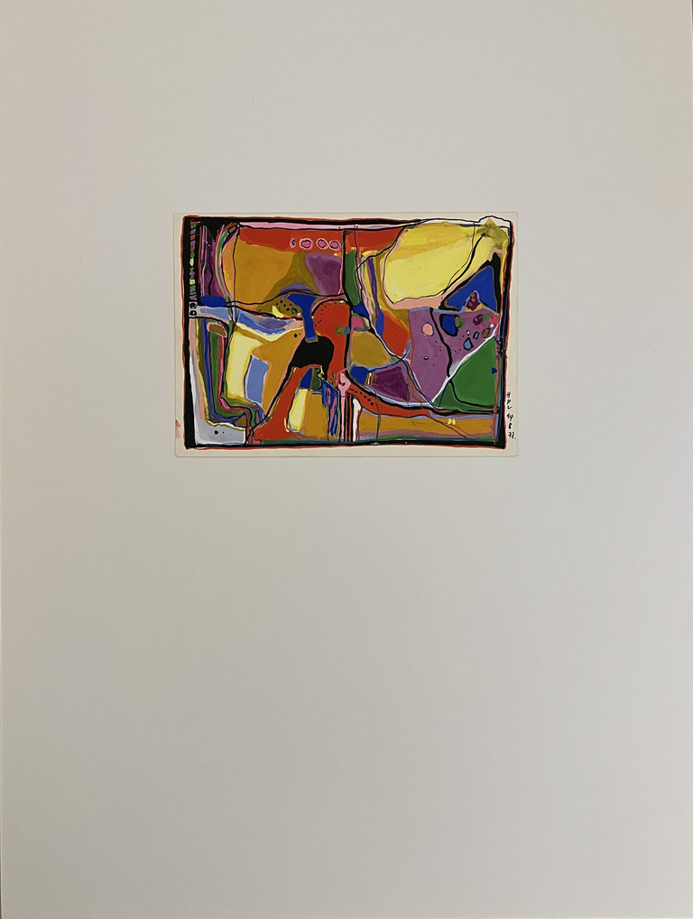 Heinz Peter Läuchli, Ausstellung, Abstraktion im Miniaturformat
