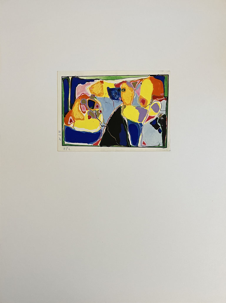 Heinz Peter Läuchli, Ausstellung, Abstraktion im Miniaturformat