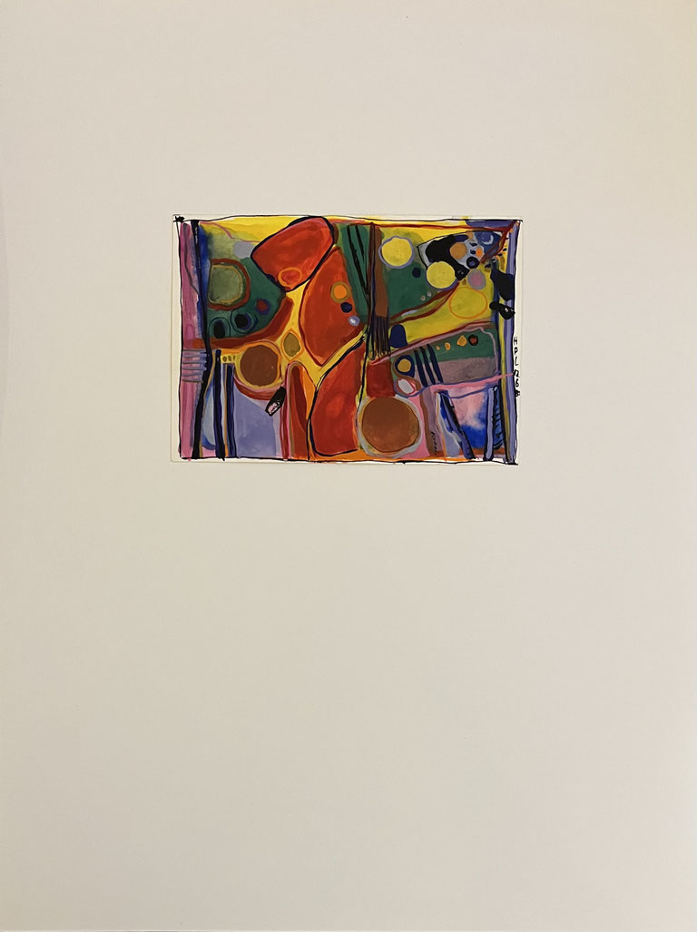 Heinz Peter Läuchli, Ausstellung, Abstraktion im Miniaturformat